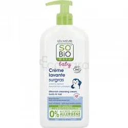 SO'BIO ETIC BABY CREME LAVANTE SURGRAS 500ML