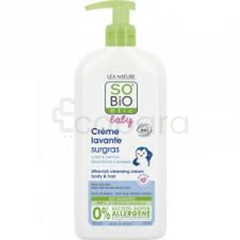 SO'BIO ETIC BABY CREME LAVANTE SURGRAS 500ML