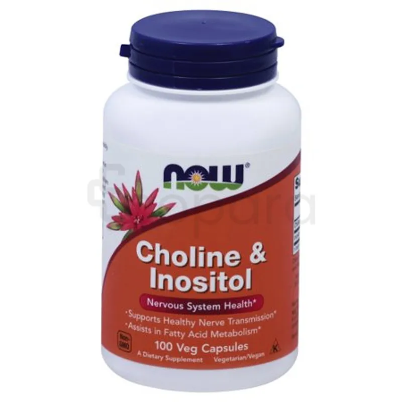 NOW CHOLINE & INOSITOL BOITE DE 100 CAPSULES