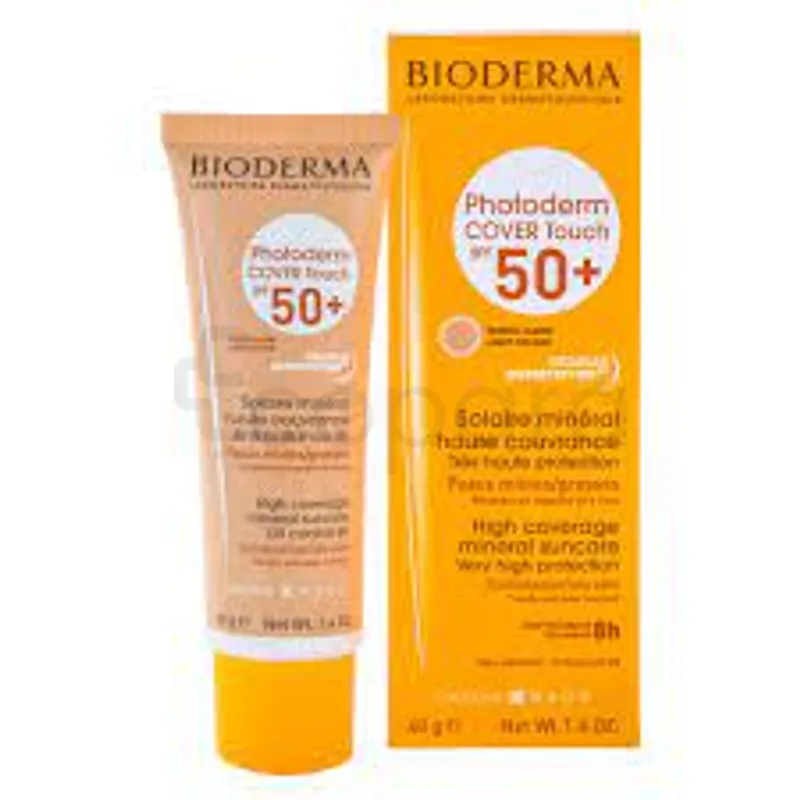 BIODERMA PHOTODERM COVER TOUCH SPF50+ TEINTE CLAIRE SOLAIRE MINERAL 40ML