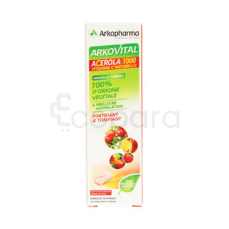 ARKOPHARMA ARKOVITAL ACEROLA 1000 BOITE DE 15 COMPRIMES A CROQUER