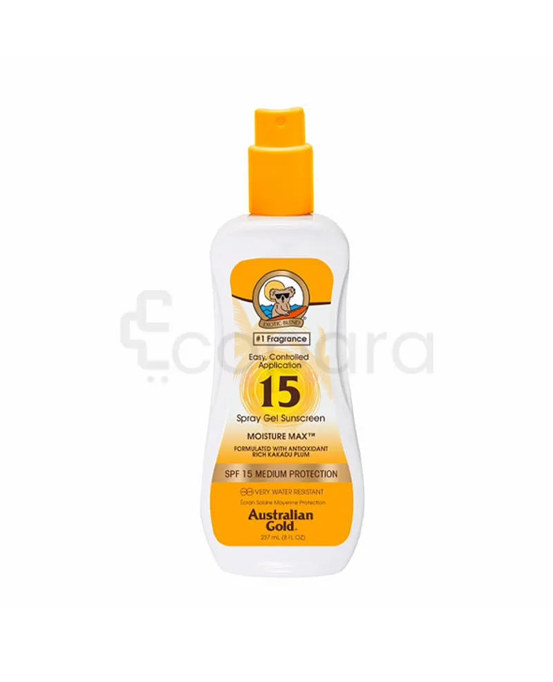 AUSTRALIAN GOLD MOISTURE MAX SPRAY GEL SPF15 237ML