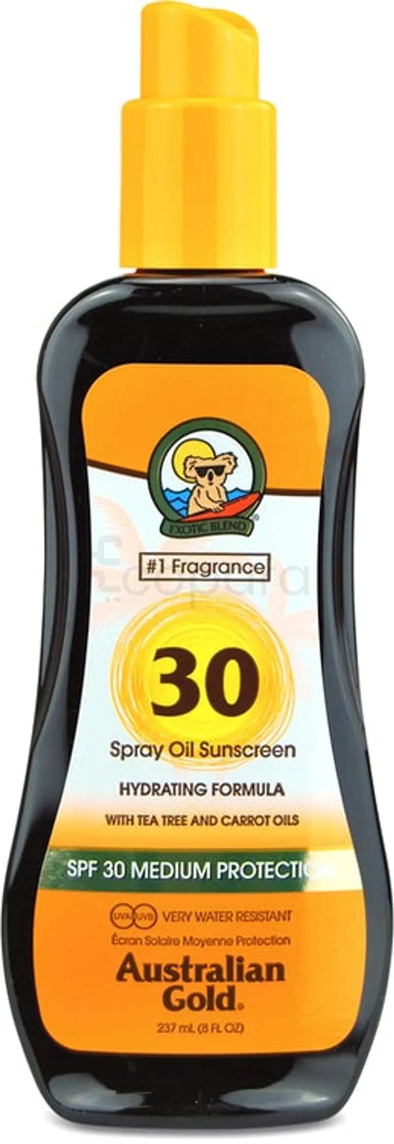 AUSTRALIAN GOLD CARROT OIL SPRAY SPF30 237ML