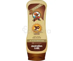 AUSTRALIAN GOLD LOTION WITH BRONZER SPF30 237ML