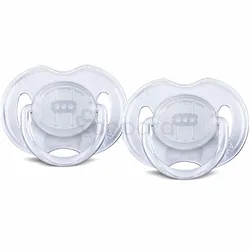 AVENT 2 SUCETTES SILICONE 0-6MOIS IPHAMOIS