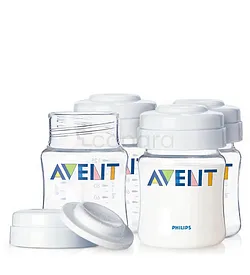 AVENT 4 BIBERONS DE STOKAGE 125ML