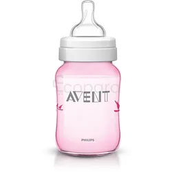 AVENT BIBERON CLASSIC 260ML PP BLEU ROSE REFERENCE SCF624/17