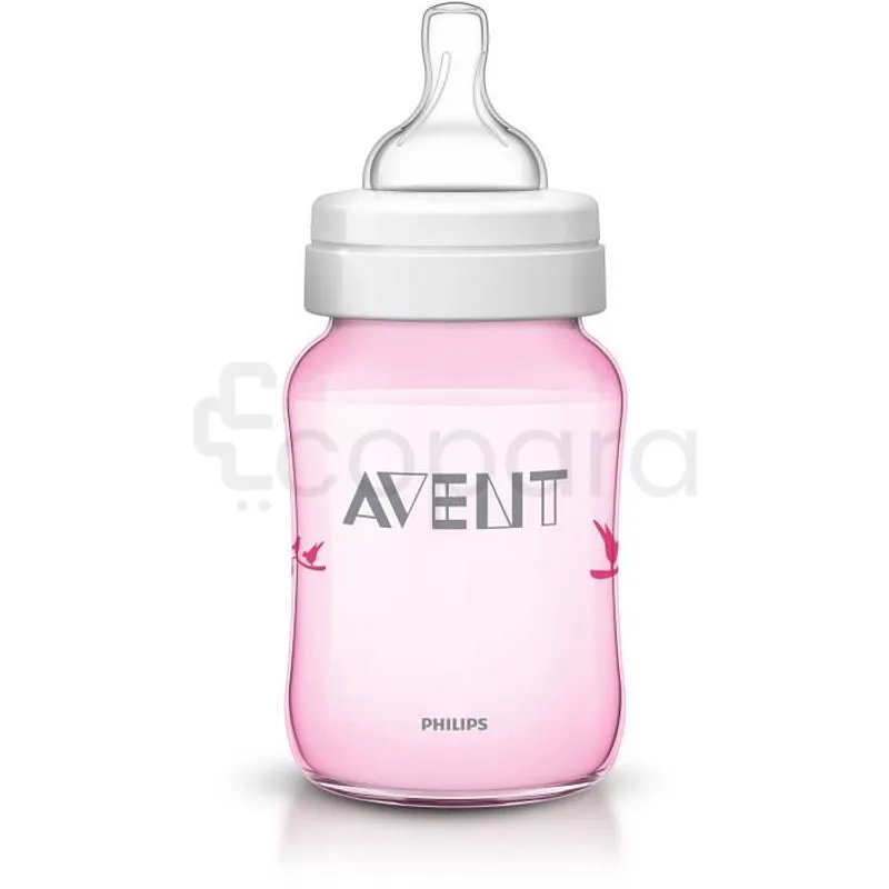 AVENT BIBERON CLASSIC 260ML PP BLEU ROSE REFERENCE SCF624/17