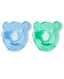 AVENT SUCETTES NOUVEAU NE 0-3MOIS GARÇON BOITE DE 2 REFERENCE SCF194//02