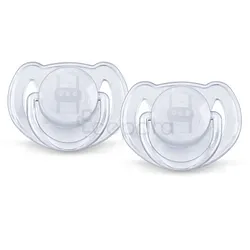 AVENT SUCETTE NATUREL TRANSPARENTE 6-18MOIS REFERENCE SCF170/62 /UNITE