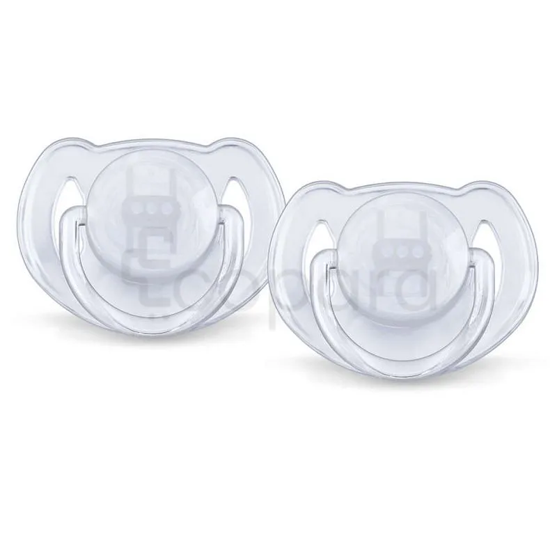 AVENT SUCETTE NATUREL TRANSPARENTE 6-18MOIS REFERENCE SCF170/62 /UNITE
