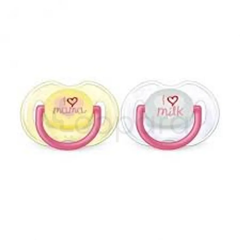 AVENT SUCETTES ORTHODONTIQUES FASHION 0-6MOIS BOITE DE 2 REFERENCE SCF172/52 /UNITE