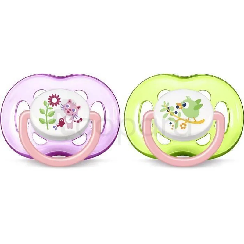 AVENT SUCETTES ORTHODONTIQUES AEREES +18MOIS BOITE DE 2 REFERENCE SCF186/25 /UNITE