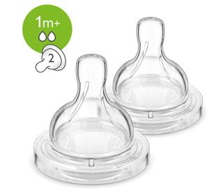 AVENT 2 TETINES CLASSIC+ +1MOIS REFERENCE SCF632/27 /UNITE