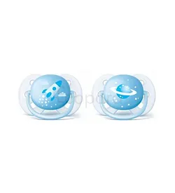AVENT ULTRA SOFT SUCETTES ORTHODONTIQUES 0-6MOIS REFERENCE SCF222/21