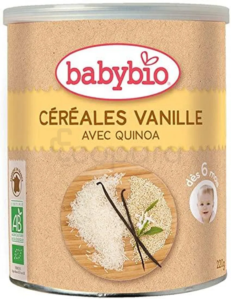 BABYBIO CEREALES VANILLE 220G