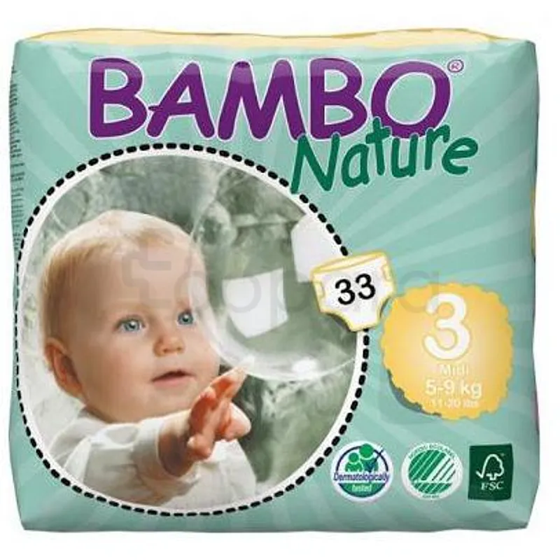 BAMBO NATURE COUCHES 5-9KG T3 BOITE DE 33