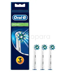 ORAL-B CROSS ACTION BROSSETTES DE BROSSE A DENTS ELECTRIQUE BOITE DE 3