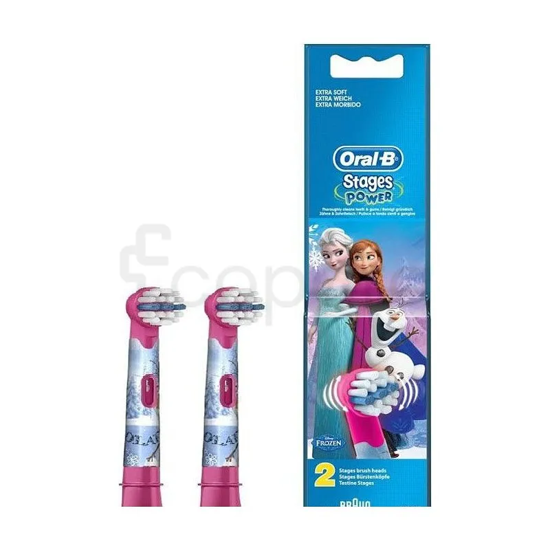 ORAL-B STAGES POWER RECHARGE ELECTRIQUE REINE DE NEIGE FROZEN BOITE DE 2