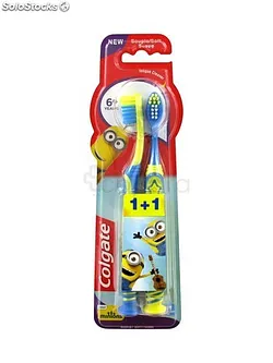 COLGATE BROSSE A DENTS MINIONS +6ANS BOITE DE 2