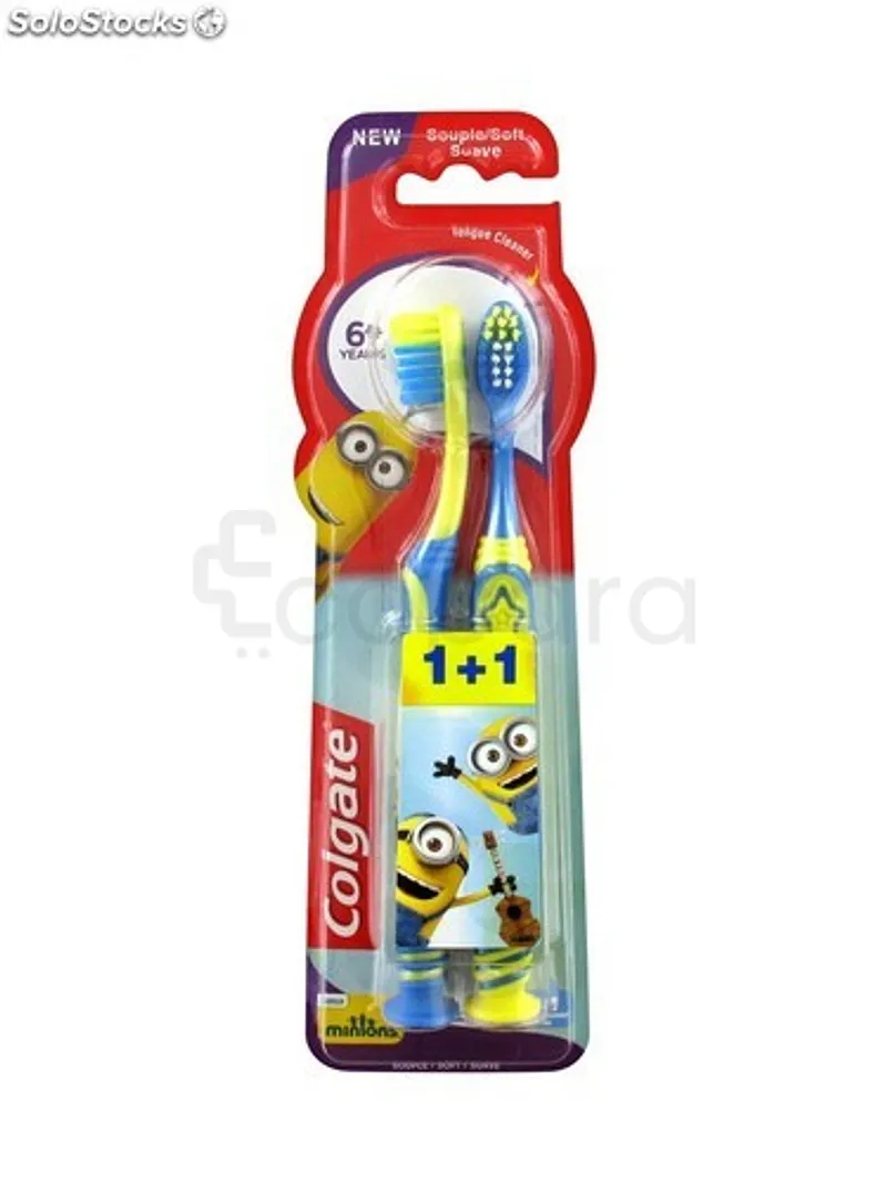 COLGATE BROSSE A DENTS MINIONS +6ANS BOITE DE 2