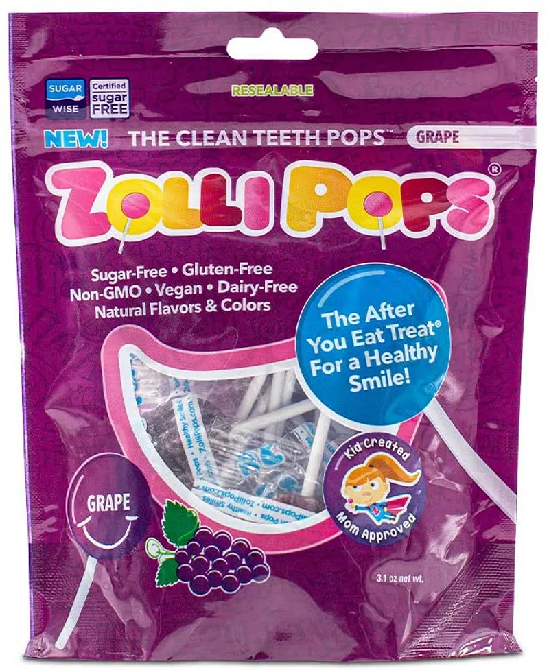 ZOLLIPOPS ANTI CAVITY LOLLIPOPS BOITE DE 15