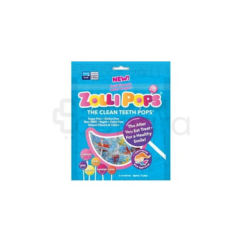 ZOLLIPOPS CANDIES THE CLEAN ANTI CAVITY BOITE DE 25 PAR UNITE