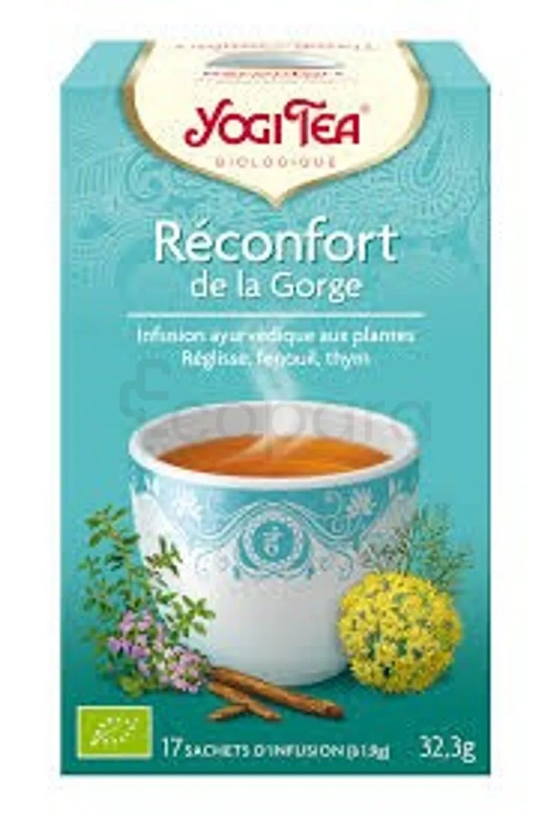 YOGI TEA RECONFORT DE LA GORGE INFUSION BOITE DE 17 SACHETS
