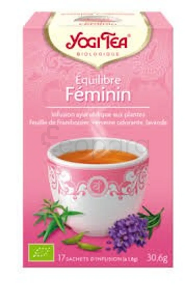 YOGI TEA ENERGIE FEMININE INFUSION BOITE DE 17 SACHETS