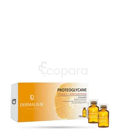 DERMALIUM PROTEOGLYCANE VITAMINE C + ACIDE HYALURONIQUE 2ML BOITE DE 10 AMPOULES