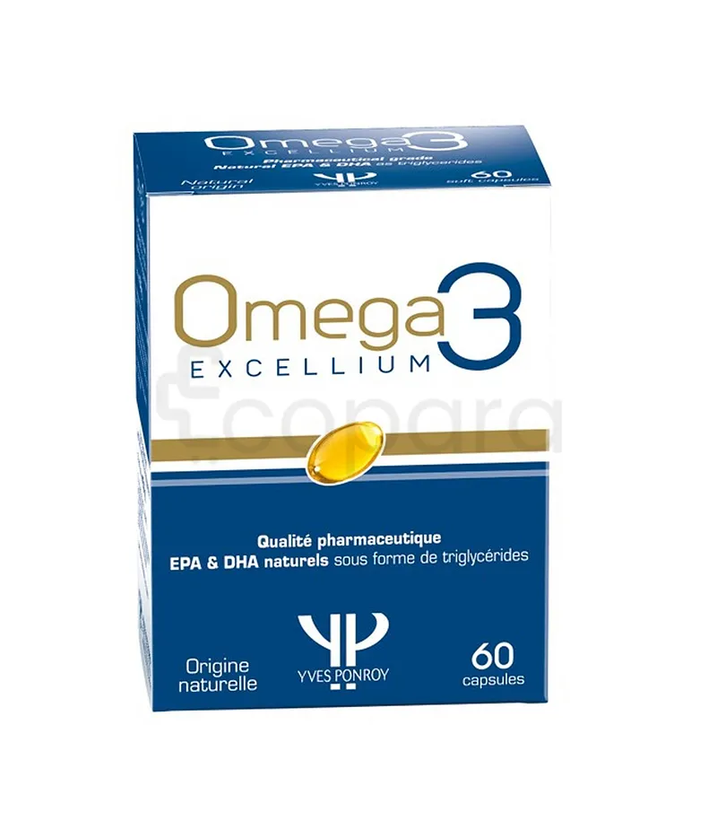 YVES PONROY OMEGA 3 EXCELLIUM BOITE DE 60 CAPSULES