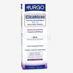 URGO CICATRICES CREME PX IRRITEES ABRASIONS SPF30 40ML