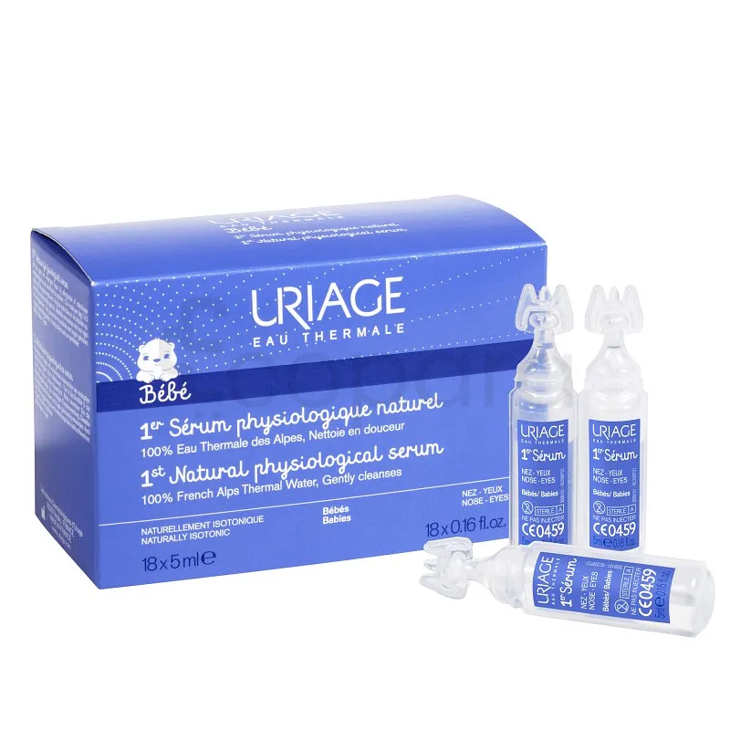 URIAGE ISOPHY SERUM PHYSIOLOGIQUE NATUREL BEBE 5ML B18 DOSES