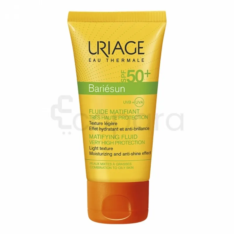 URIAGE BARIESUN MAT FLUIDE SPF50+ PEAUX MIXTES A GRASSES 50ML