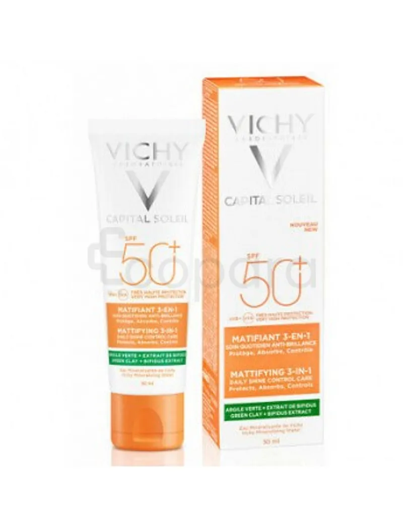 VICHY CAPITAL SOLEIL MATIFIANT 3EN1 SPF50+ 50ML