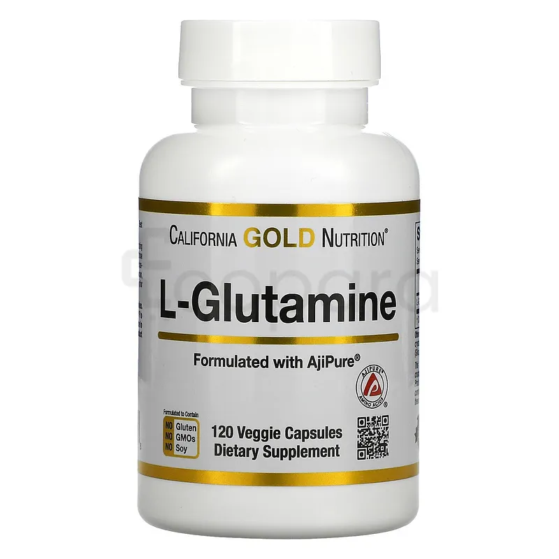 CALIFORNIA GOLD NUTRITION L-GLUTAMINE BOITE DE 120 CAPSULES