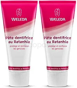 WELEDA PATE DENTIFRICE RATANHIA 50ML*2