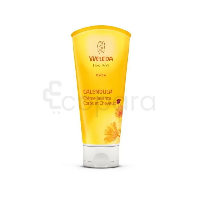 WELEDA CREME LAVANTE CALENDULA CORPS ET CHEVEUX 200ML
