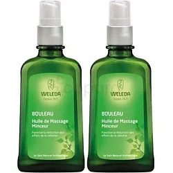 WELEDA DUO HUILE MASSAGE MINCEUR AU BOULEAU 2*100ML