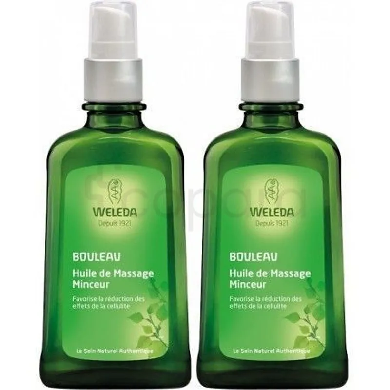WELEDA DUO HUILE MASSAGE MINCEUR AU BOULEAU 2*100ML