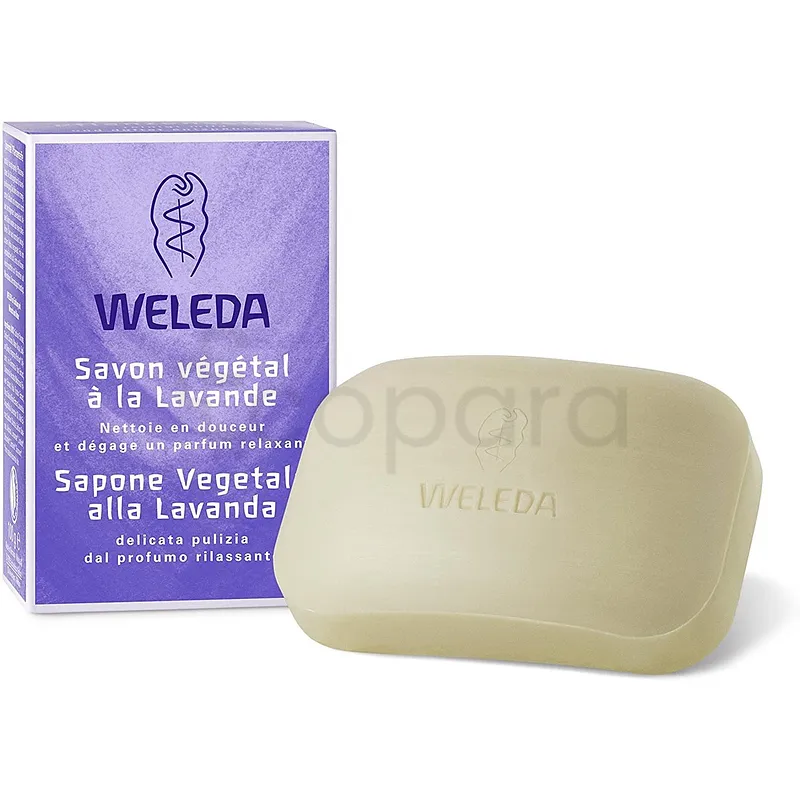 WELEDA SAVON VEGETAL A LA LAVANDE 100G