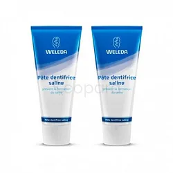 WELEDA DUO PATE DENTIFRICE SALINE 2*75ML