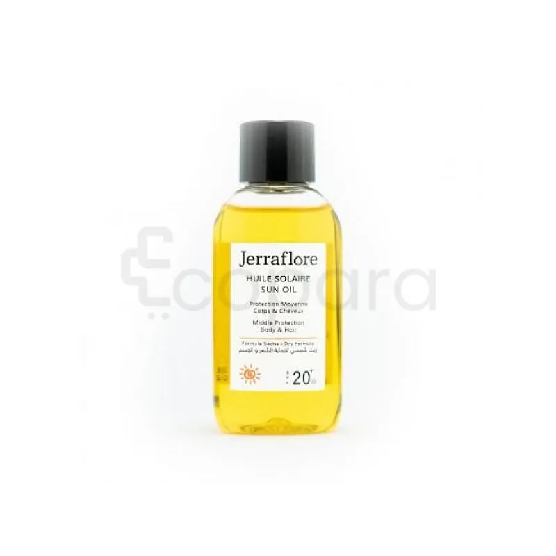 JERRAFLORE JERRASUN HUILE SOLAIRE SPF20+ 100ML