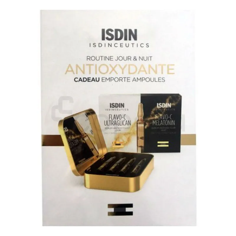 ISDIN CEUTICS PACK MIROIR FLAVO C JOUR NUIT BOITE DE 10