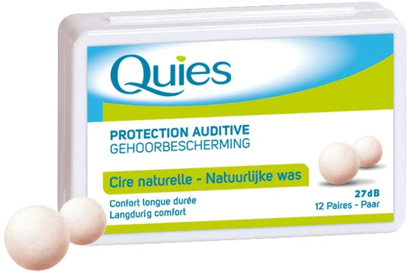 QUIES PROTECTION AUDITIVE CIRE NATURELLE PAR UNITE