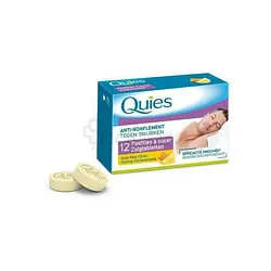 QUIES PRESENTOIR ANTI-RONFLEMENT PASTILLES MIEL CITRON BOITE DE 12
