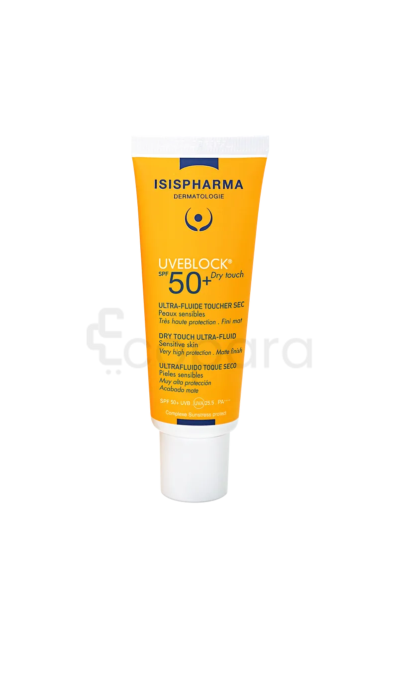ISISPHARMA UVEBLOCK SPF50+ ULTRA FLUIDE TOUCHER SEC TEINTE CLAIRE 50ML