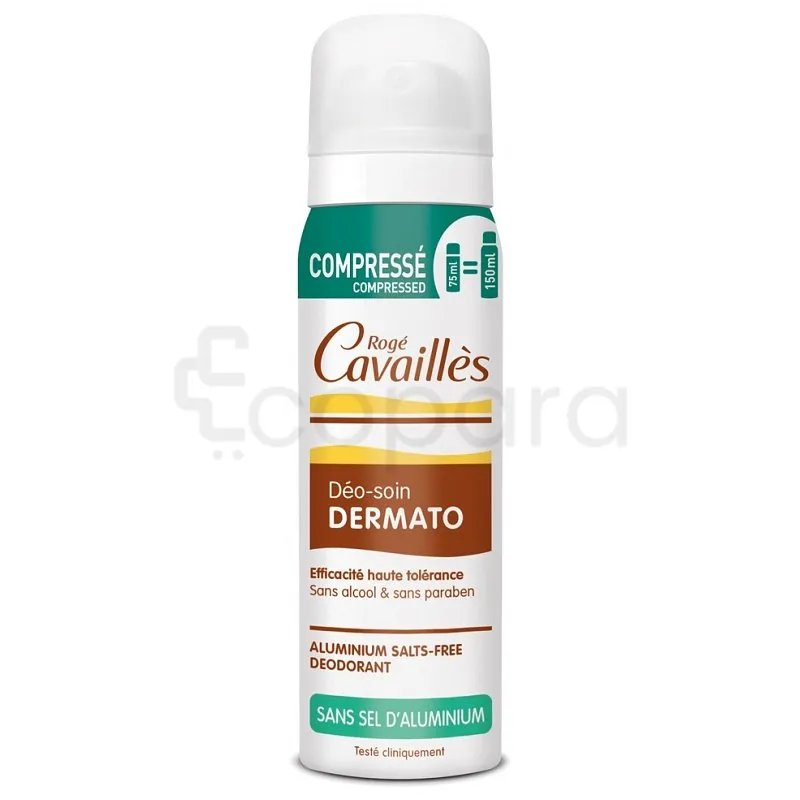 ROGE CAVAILLES DEODORANT SOIN DERMATO SPRAY COMPRESSE 75ML
