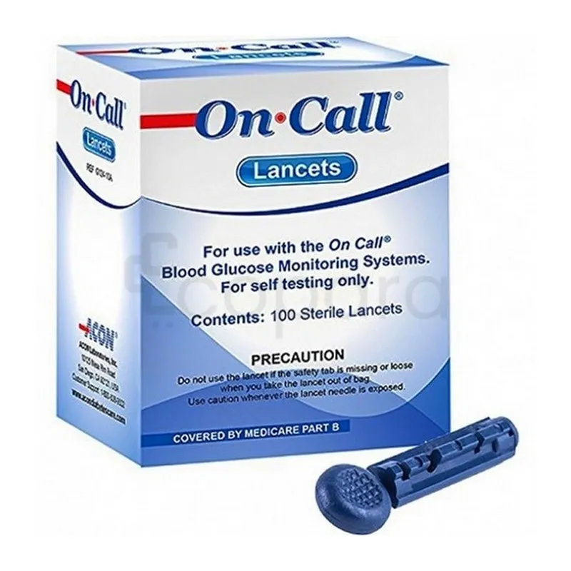 ON CALL PLUS LANCETTE BOITE DE 100