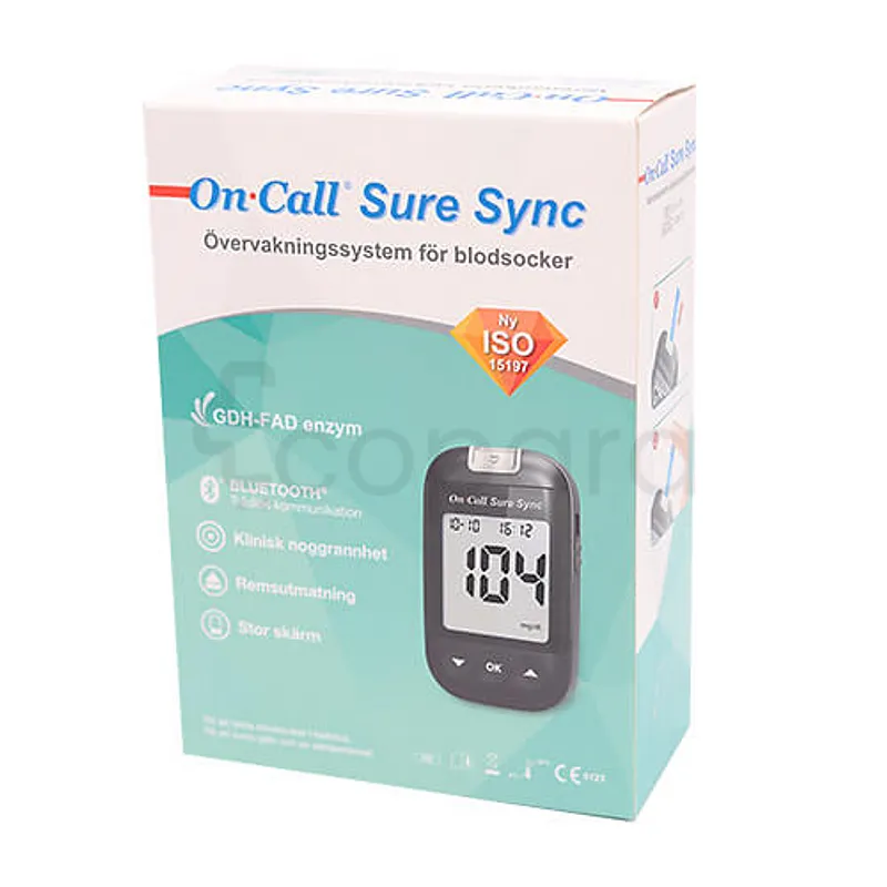 ON CALL SURE KIT GLUCOMETRE BLOOD GLUCOSE MONITORING SYSTEM